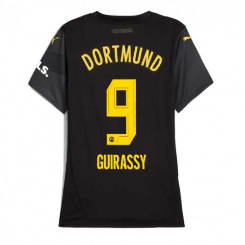 Dámy Fotbalový dres Borussia Dortmund Serhou Guirassy #9 2024-25 Venkovní Krátký Rukáv